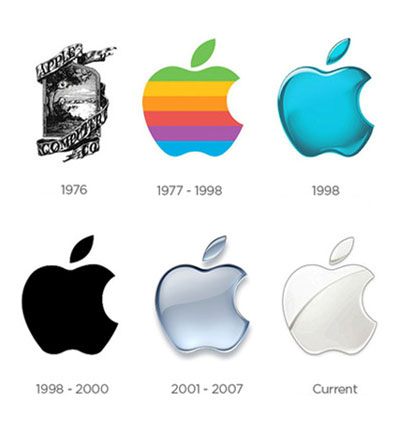 apple mudanca de logo